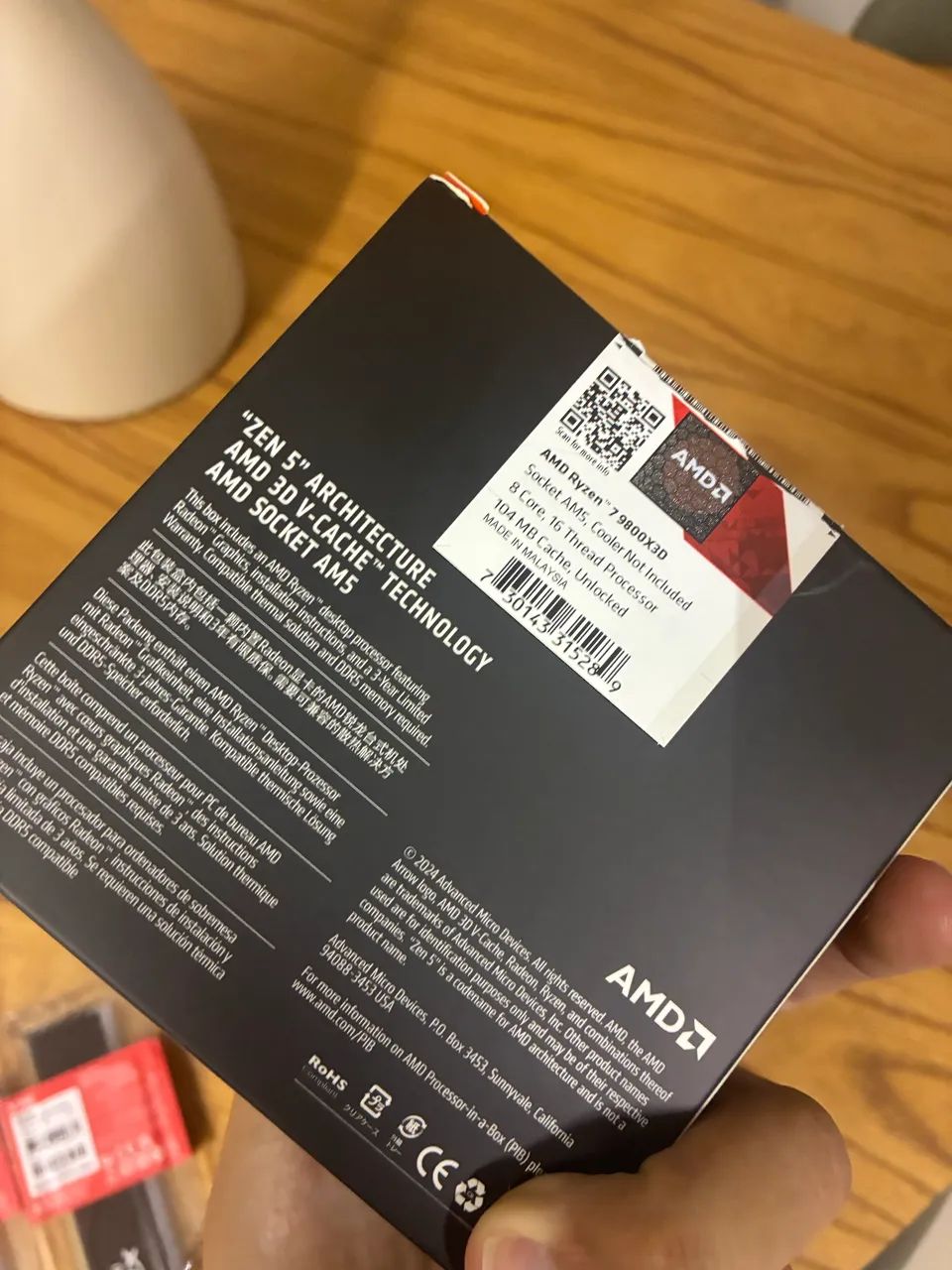Ryzen 7 9800x3d - Foto 2