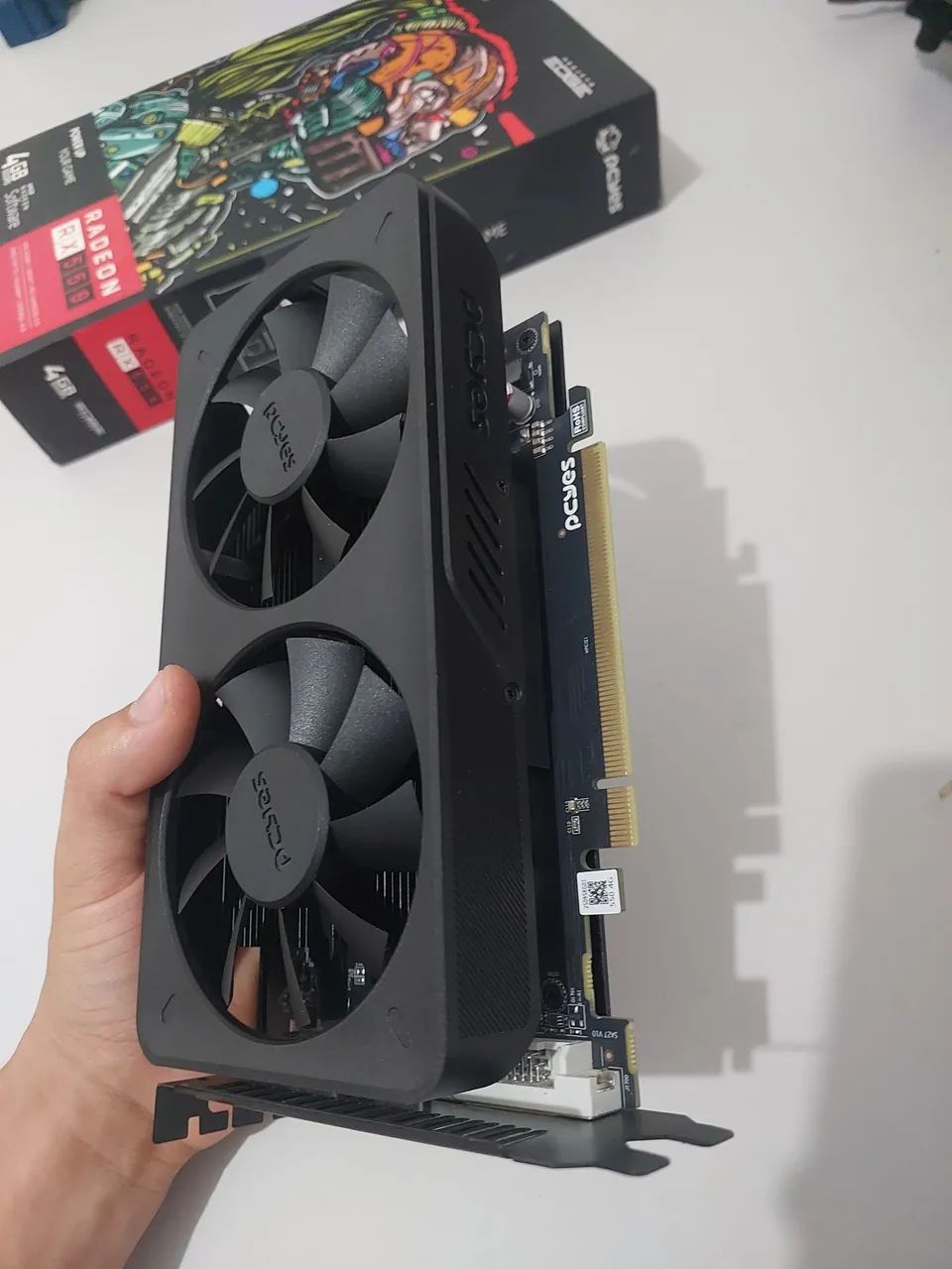 RX 550 NA CAIXA. com garantia ainda - Foto 3