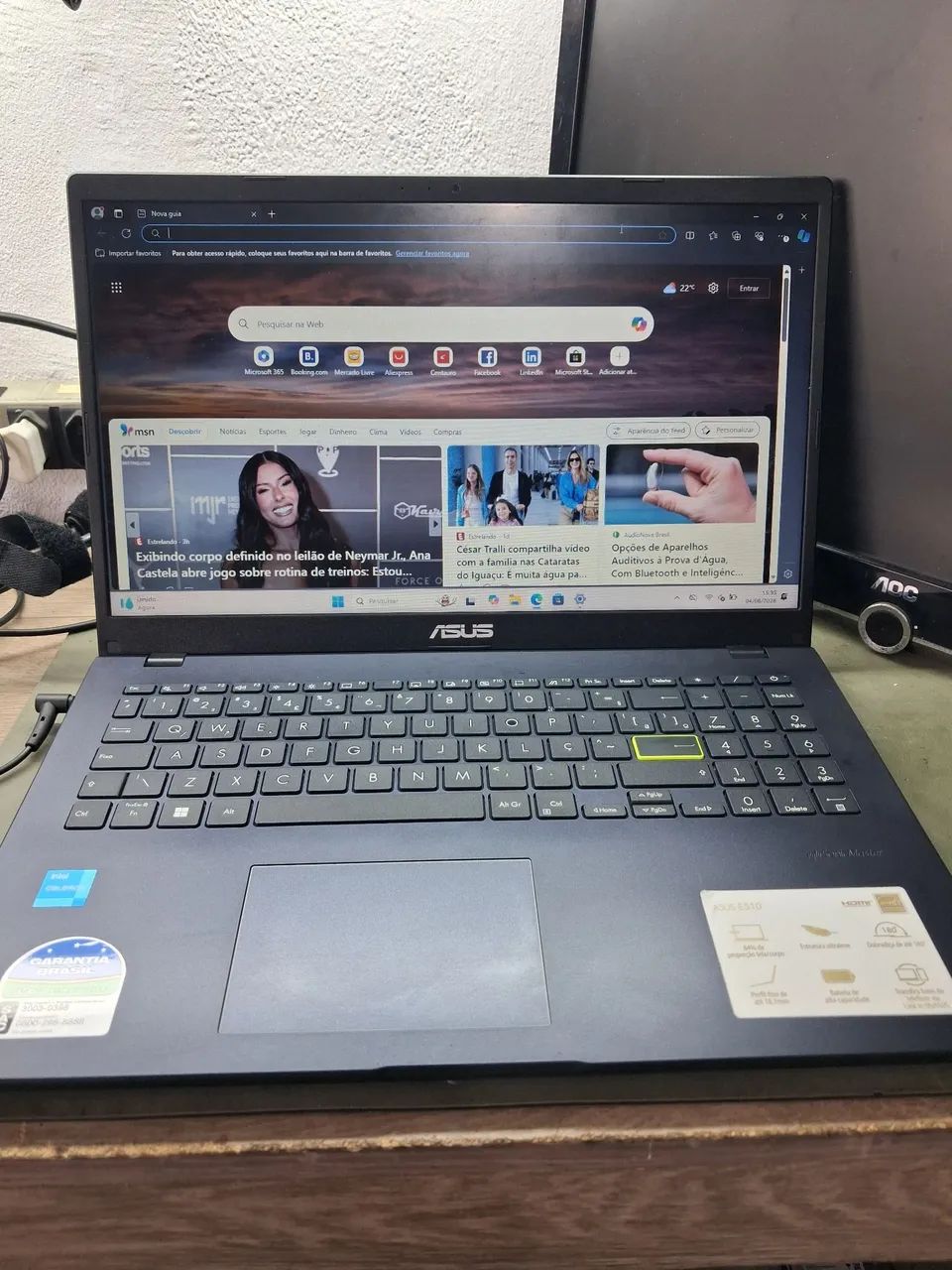 Notebook Asus Vivobook Go 15