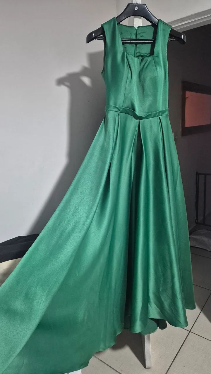 Vestido de festa cor verde - Foto 3