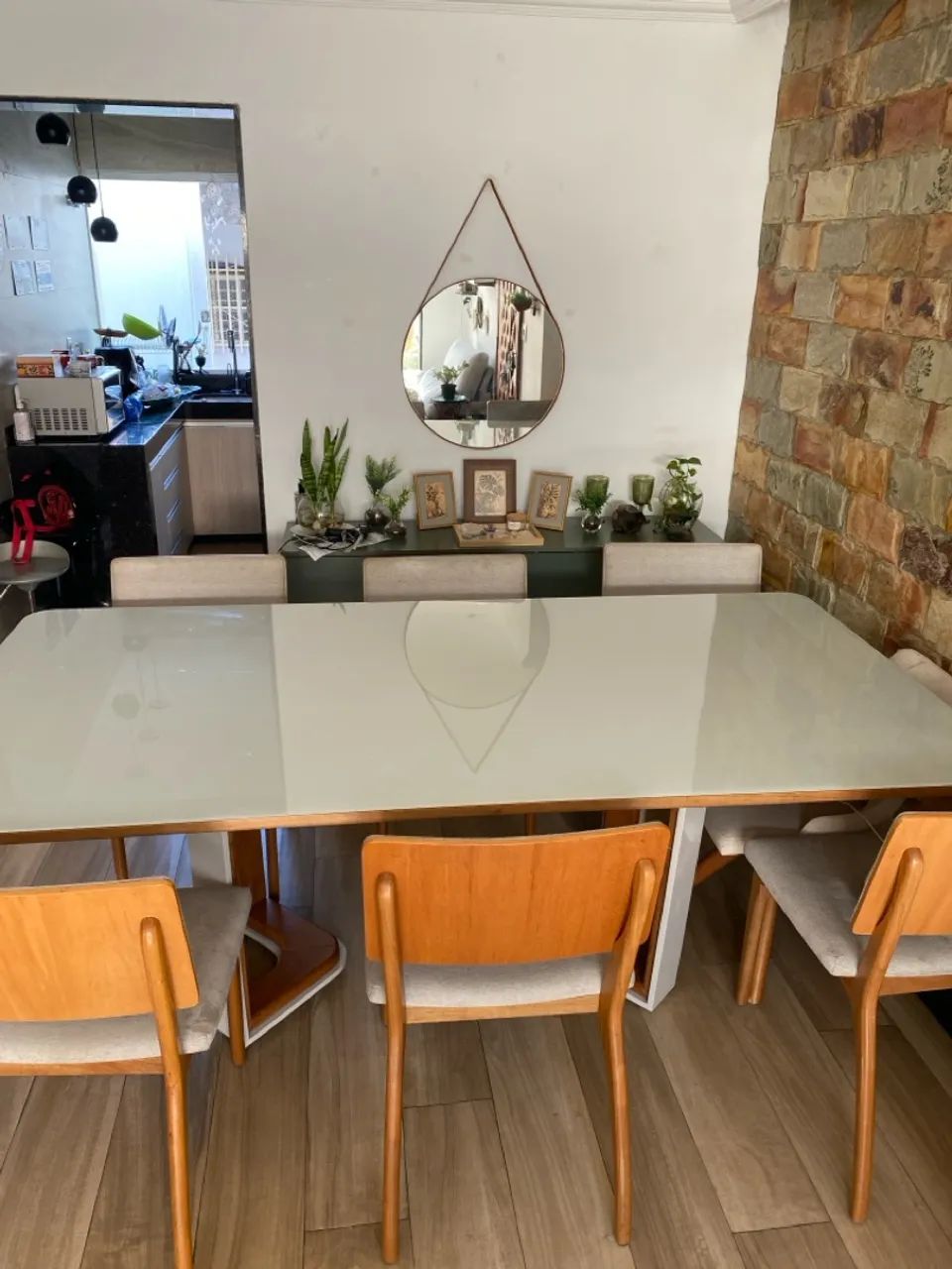 Mesa de jantar com 6 cadeiras  - Foto 2