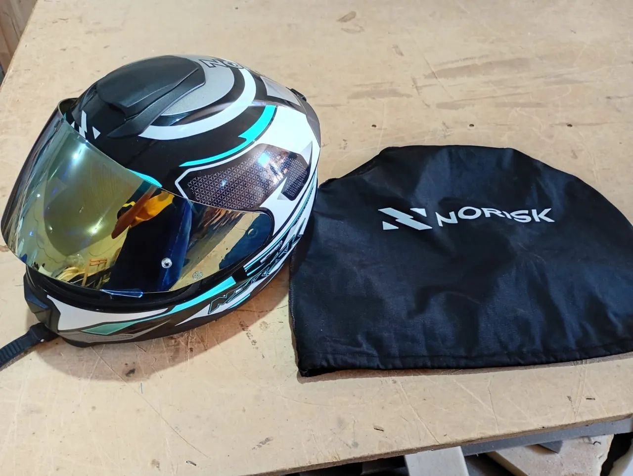Capacete norisk tamanho 58 - Foto 4
