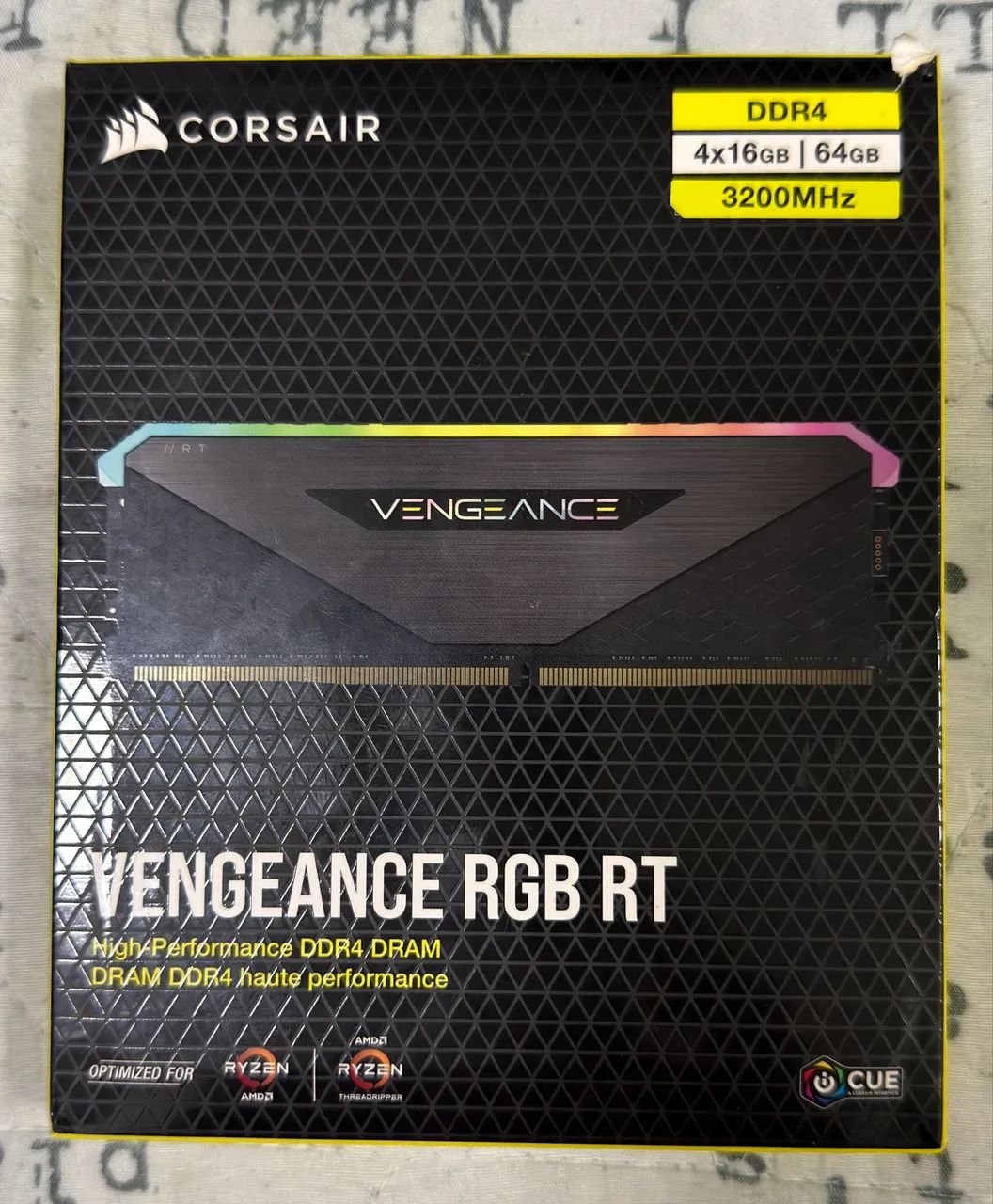 Memória ddr4 corsair veagence rgb 32Gb 3200Mhz