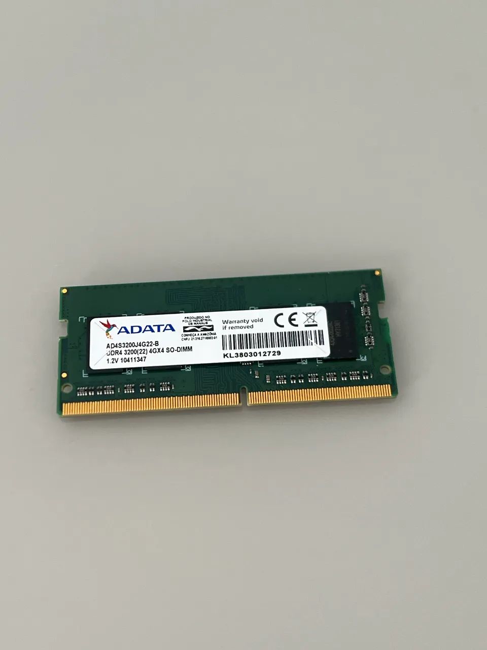     Memória RAM ADATA 8GB para notebook 