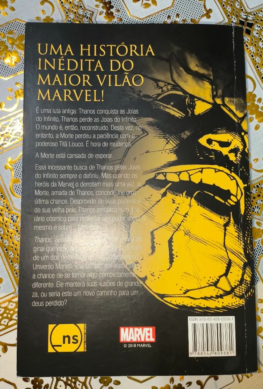 Livro Thanos: Sentença de morte marvel - Foto 3