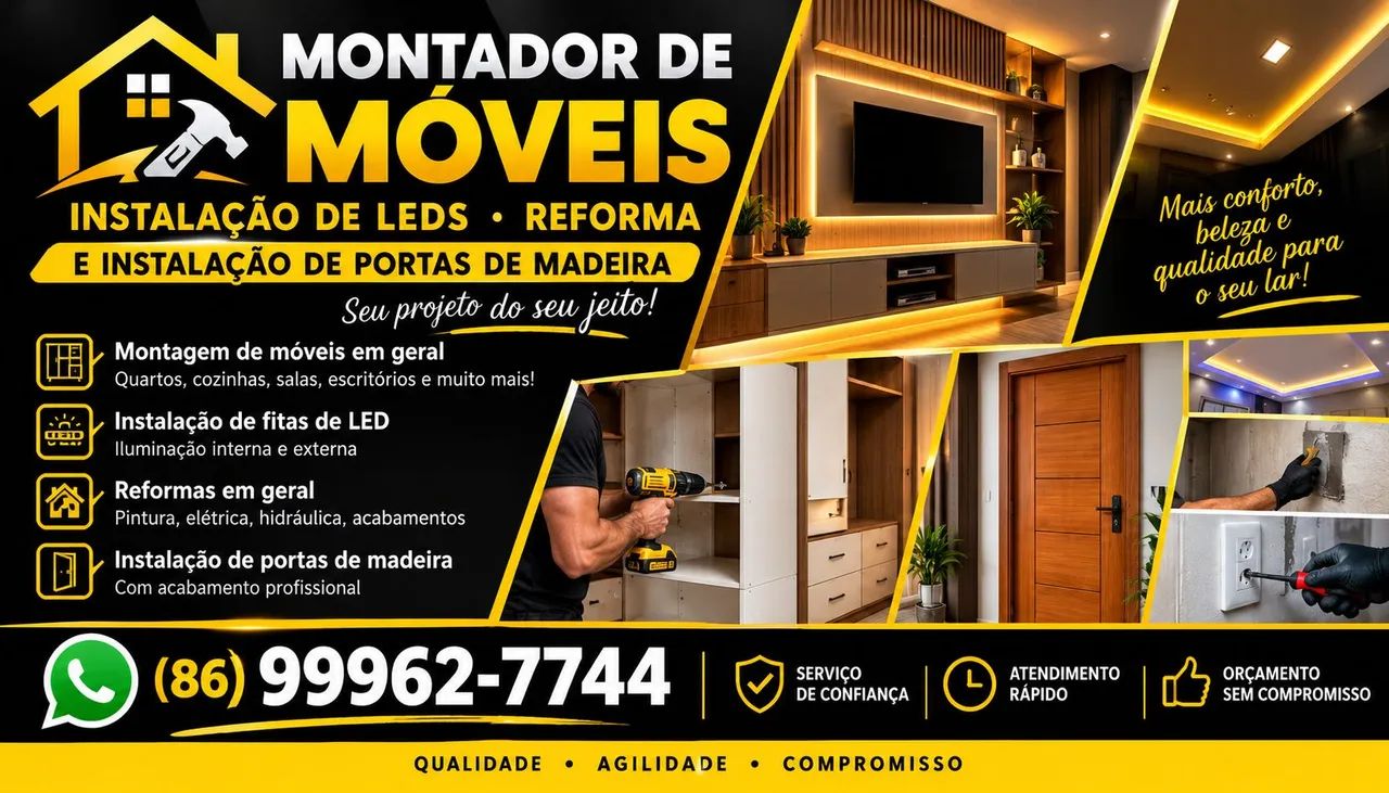 Marceneiro e montador 