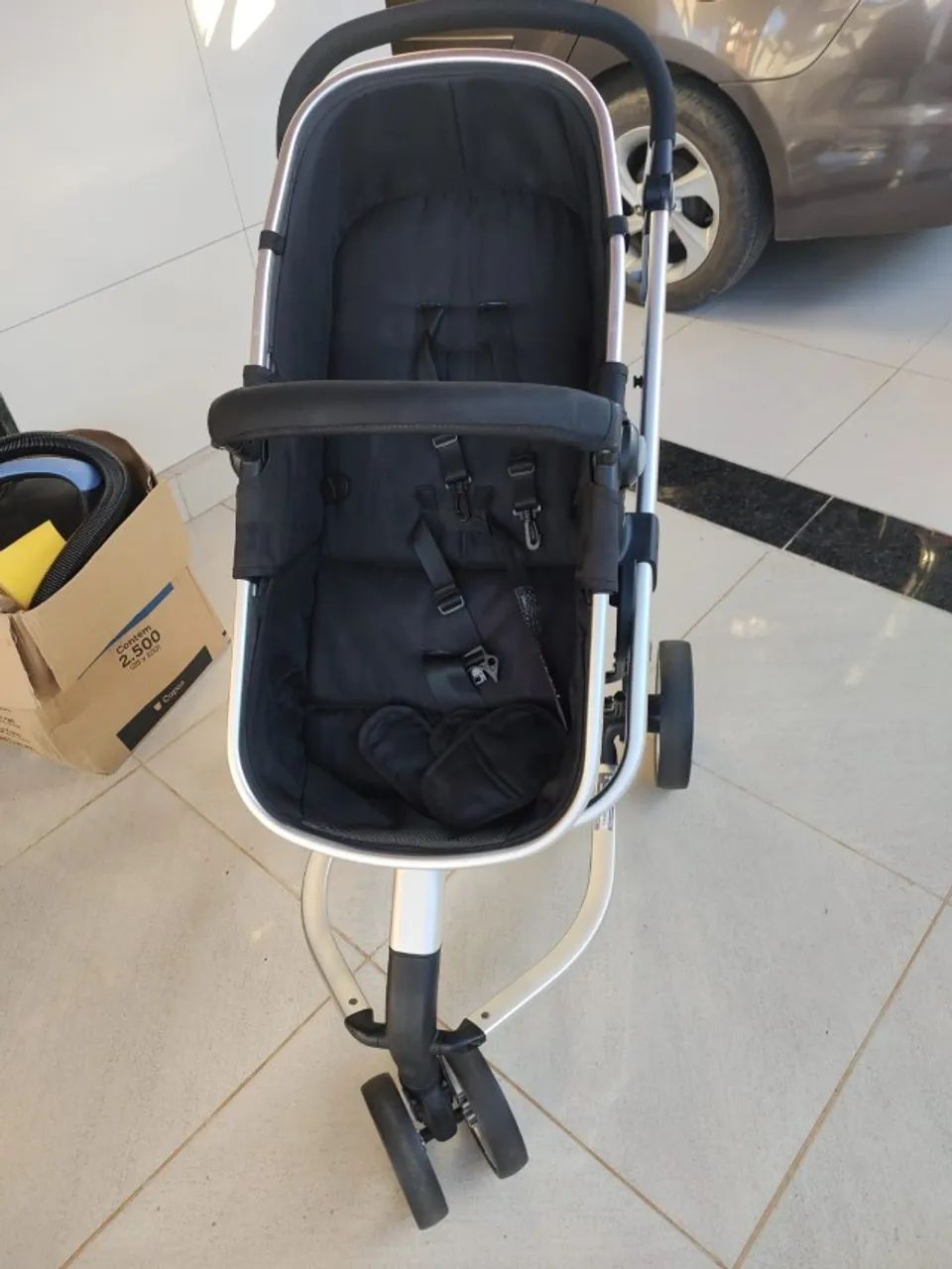 Carrinho de Bebê + Bebê conforto (Travel System Safety 1st, Mobi) - Foto 3