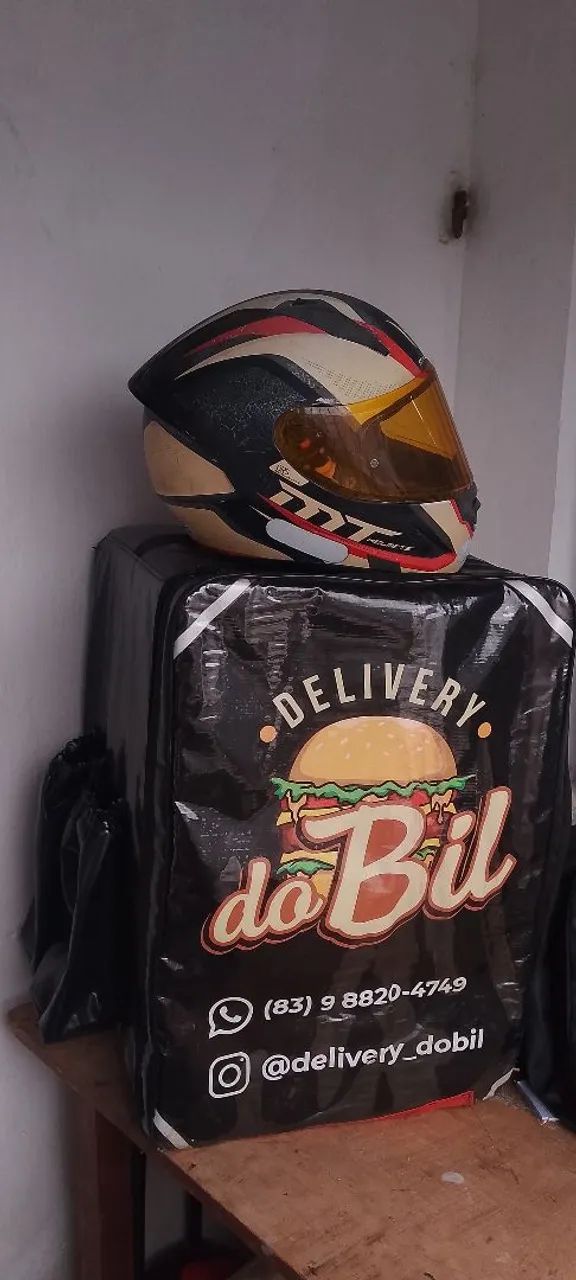 BAG MOTOBOY+ CAPACETE GRÁTIS 