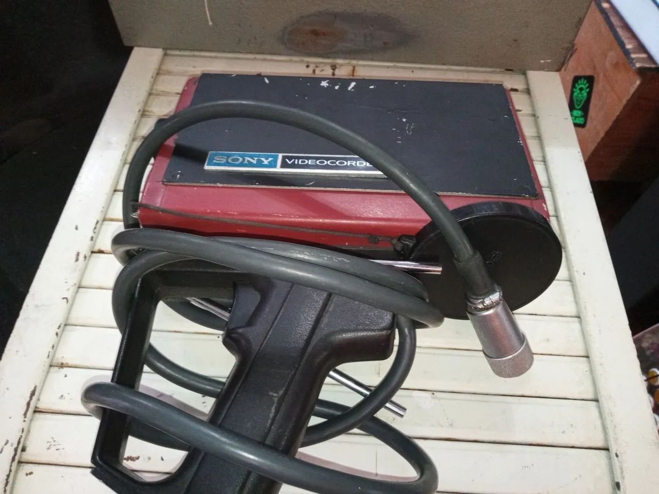 Filmadora antiga decoração 