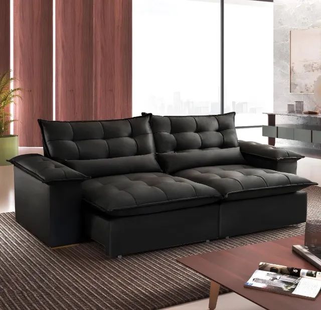Sofá Retrátil e Reclinável Verona Prime 2,50 m - Foto 3