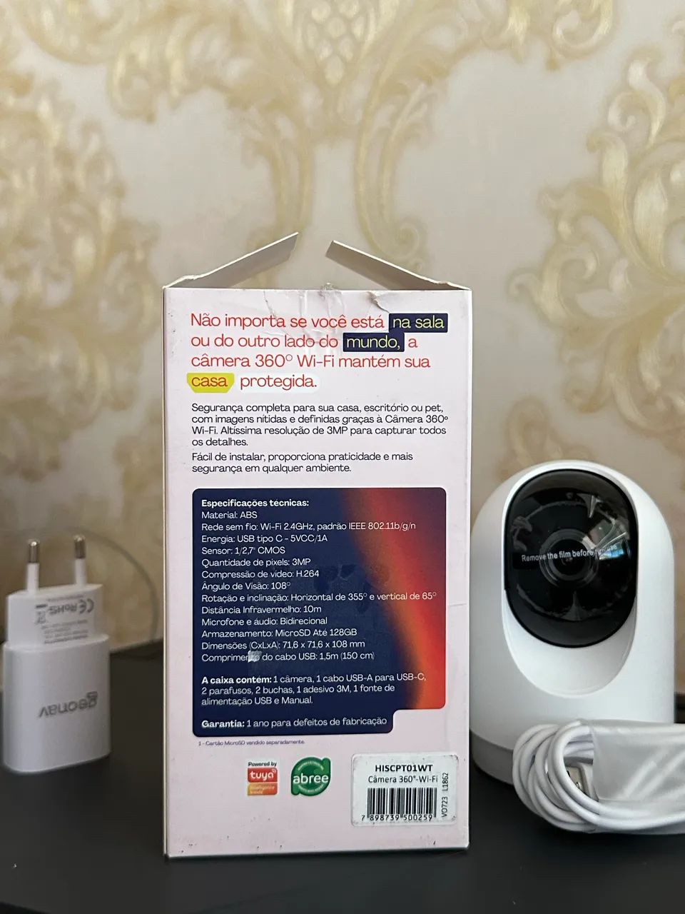 Câmera 360° Wi-Fi - Foto 3