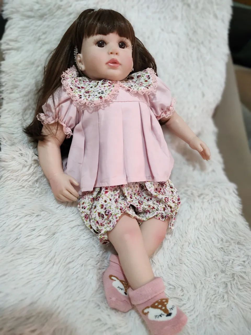 Linda boneca estilo reborn  - Foto 3