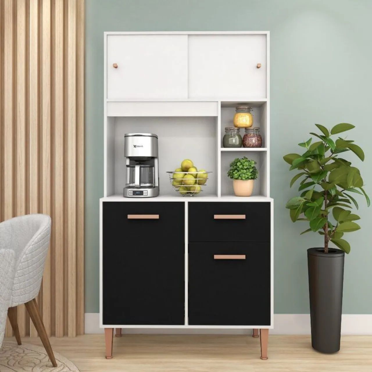 Kit Cozinha Dalla 90cm - Entrega Rápida 