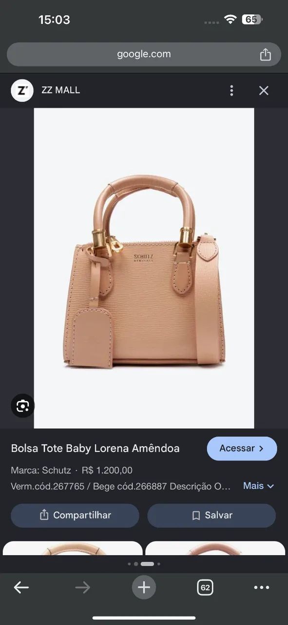 Bolsa Schutz NOVA