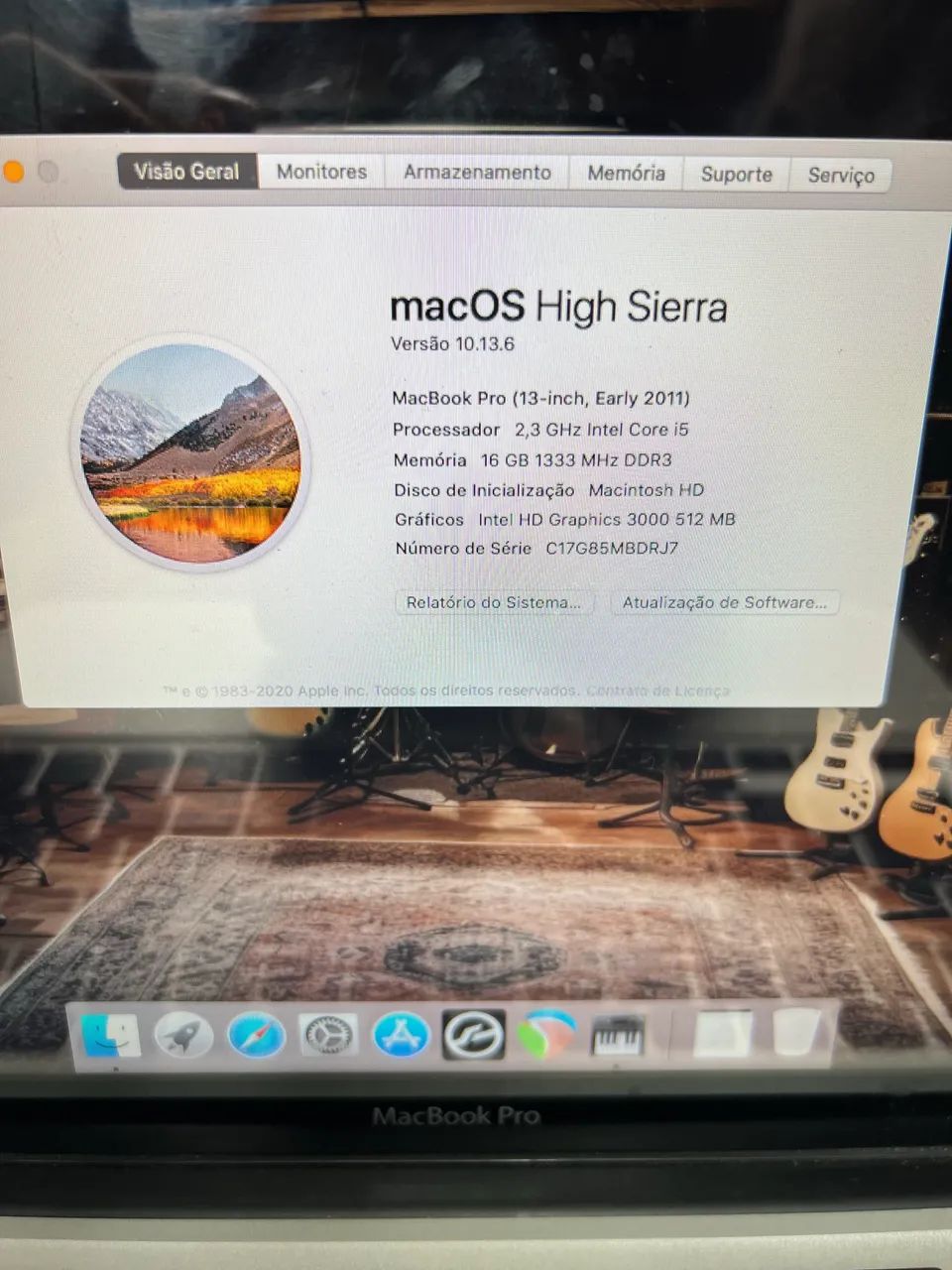 MACBOOK PRO 16GB RAM 2011 USADO 