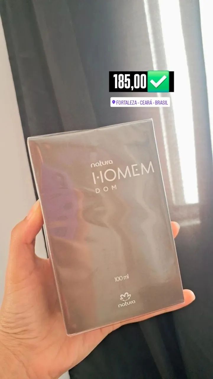 Perfume masculino homem dom natura