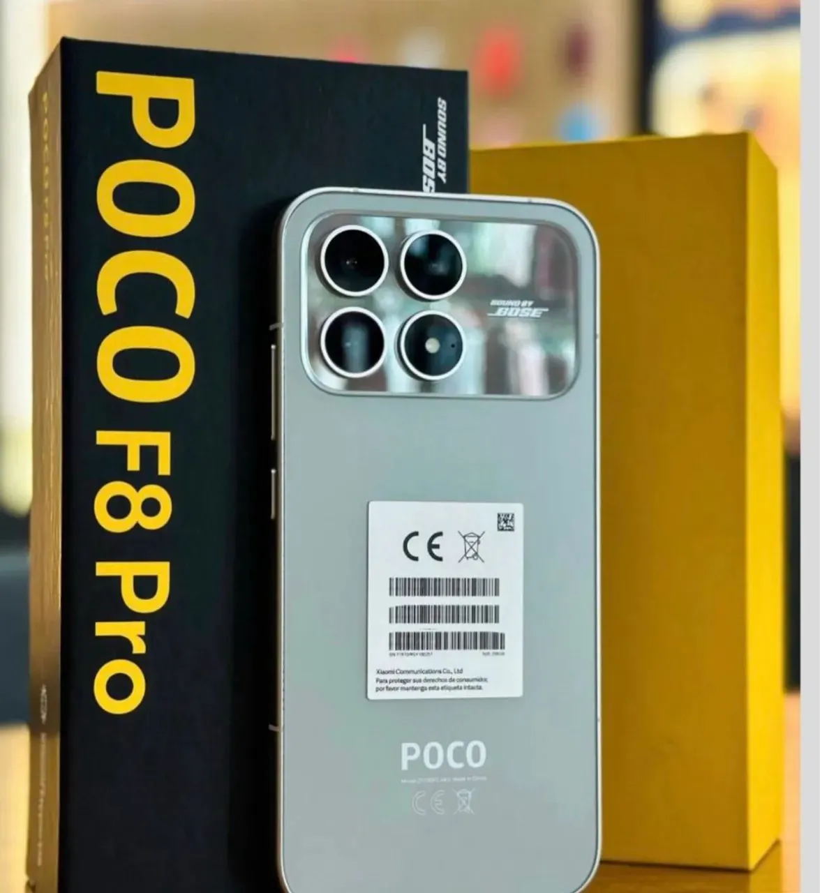 Xiaomi Poco F8 Pro 512/12- Silver Preto Azul Novo Lacrado