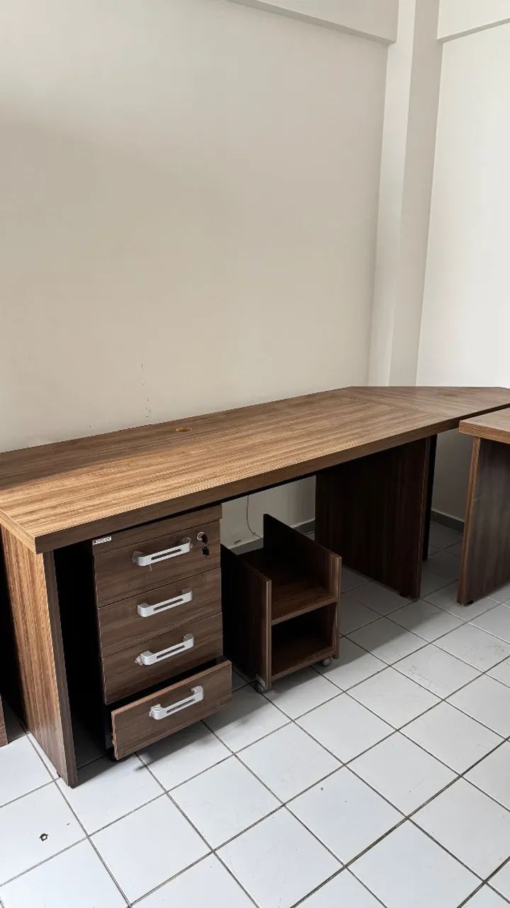 Conjunto de Mesa de escritório - Birô - Foto 3