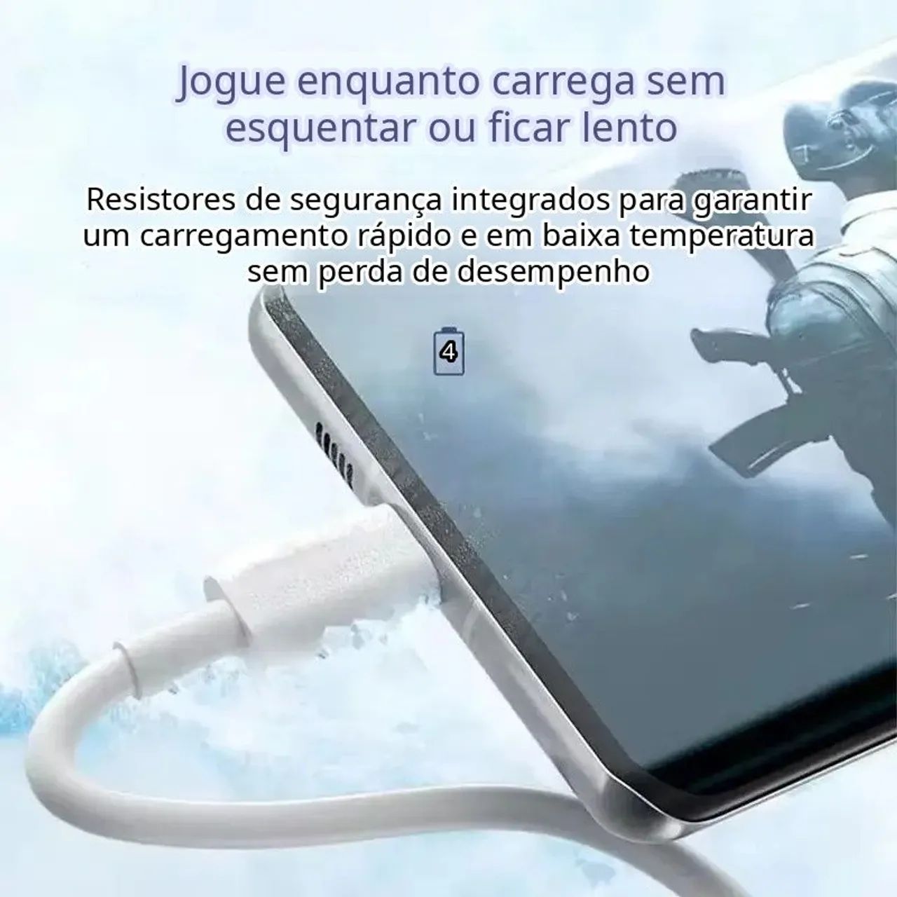 Cabo USB C fast charge até 100W - Foto 3