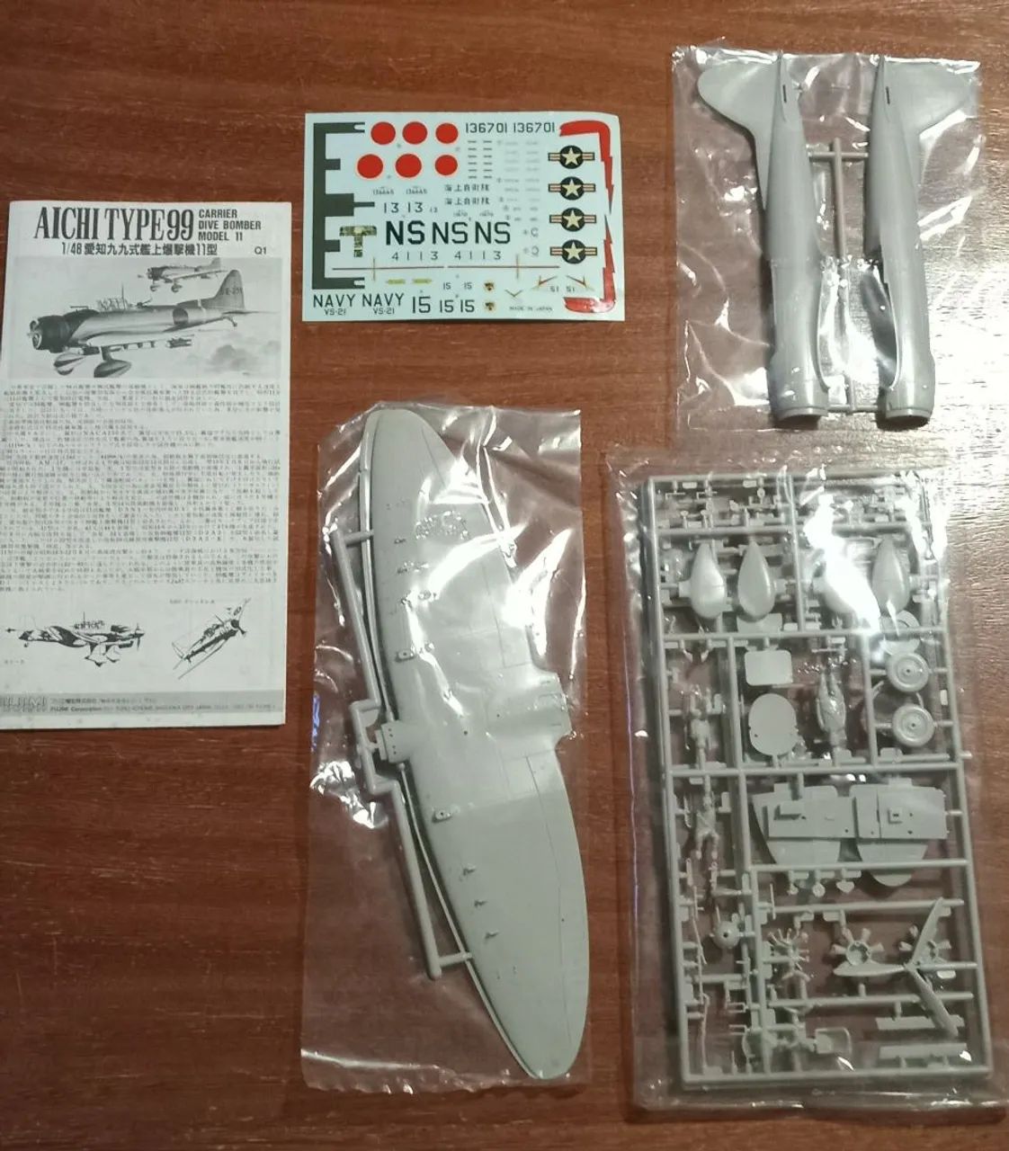 Plastimodelismo - kit avião AICHI TYPE 99 - Fujimi - Foto 5