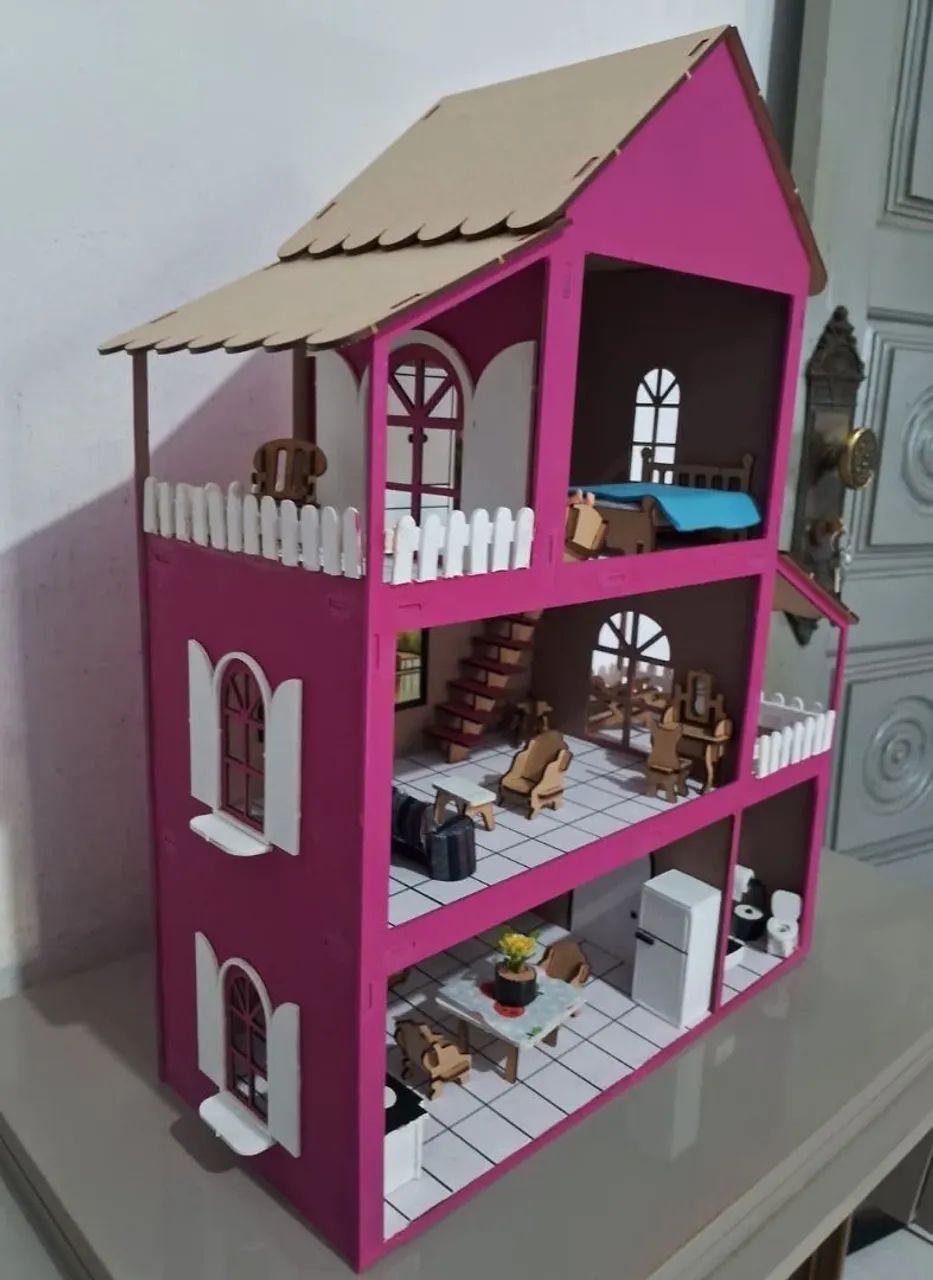 Casinha de boneca em mdf  - Foto 3