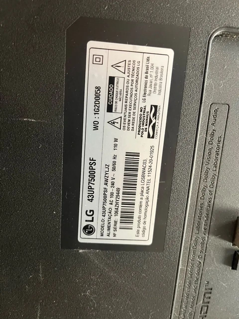 Tv LG 42 polegadas ( ler descrição) - Foto 4