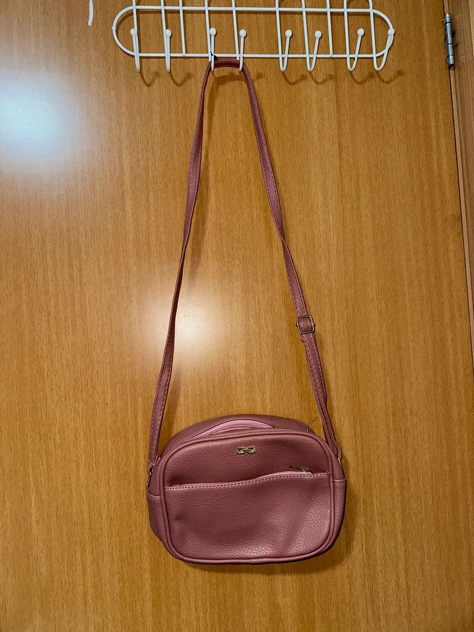 Bolsa rosa queimada 