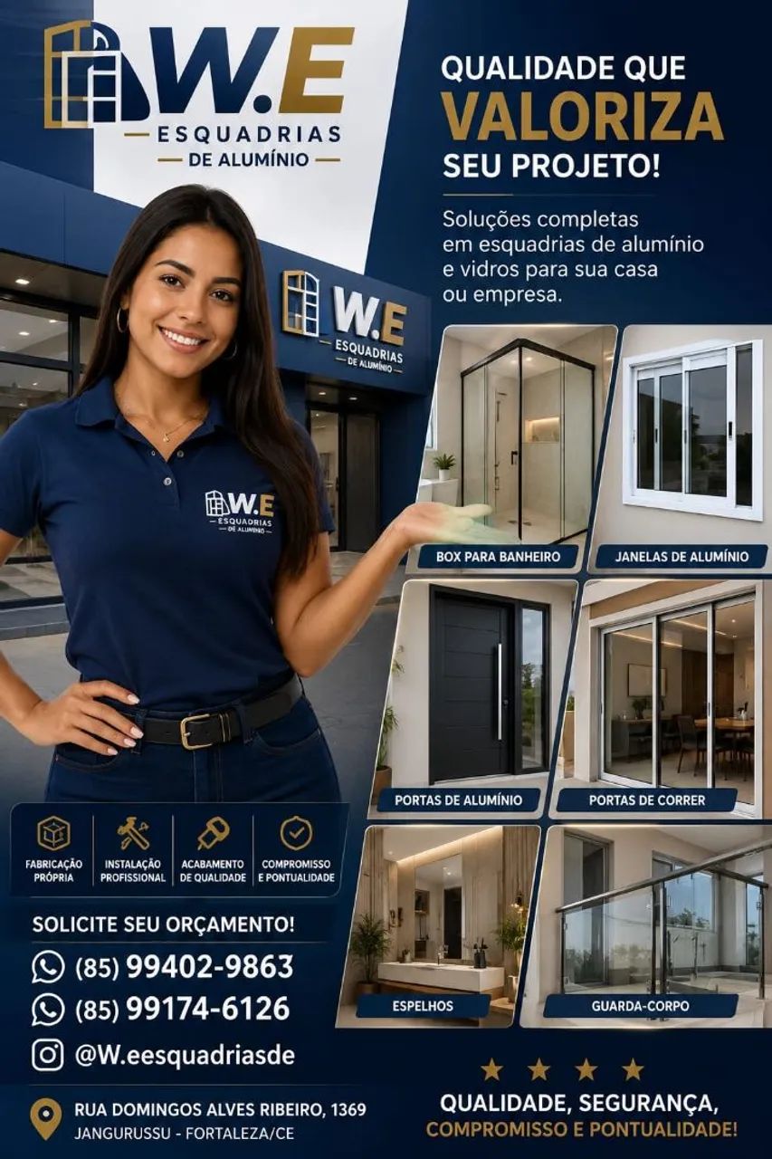 Esquadria de Alumínio e Vidro - Foto 3