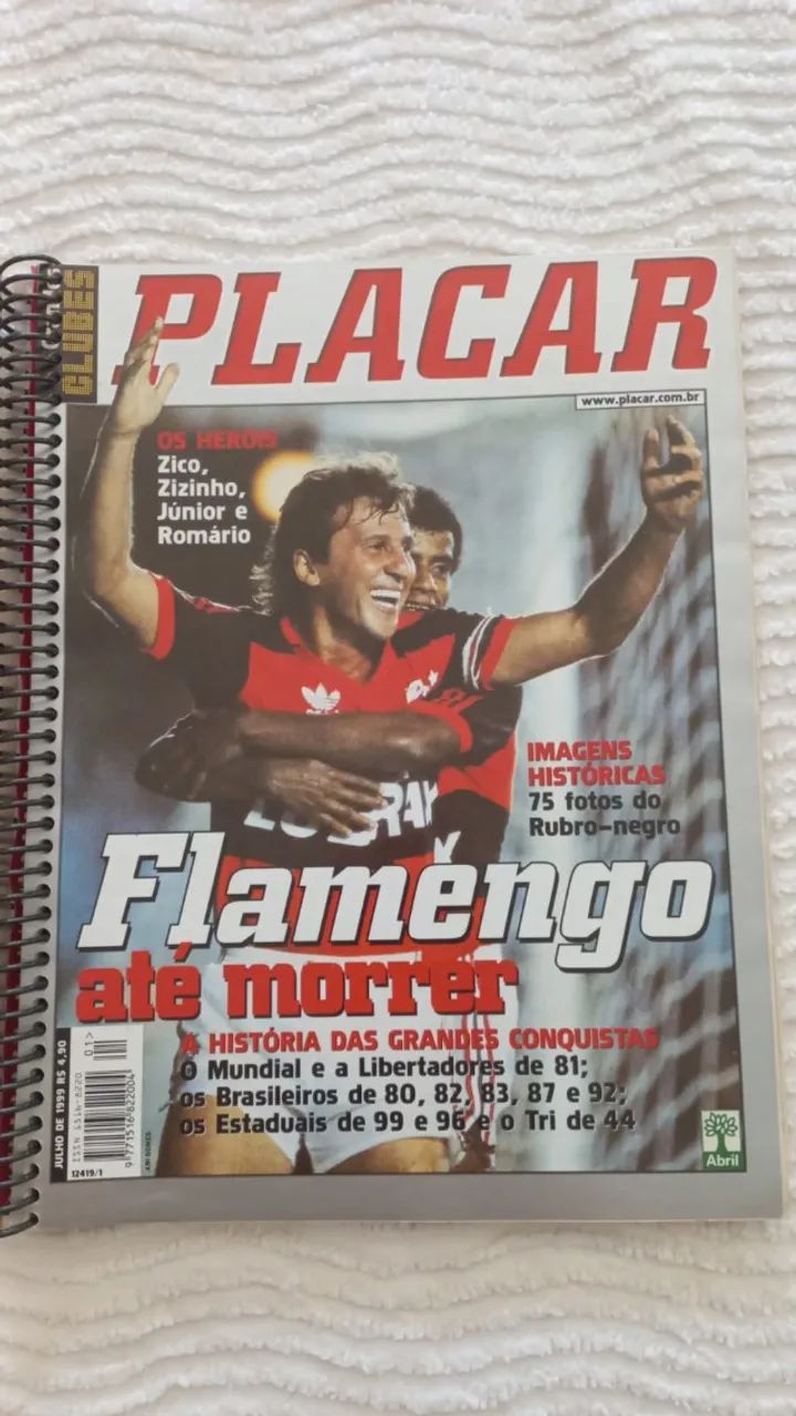 Revista Placar 1999 - Flamengo