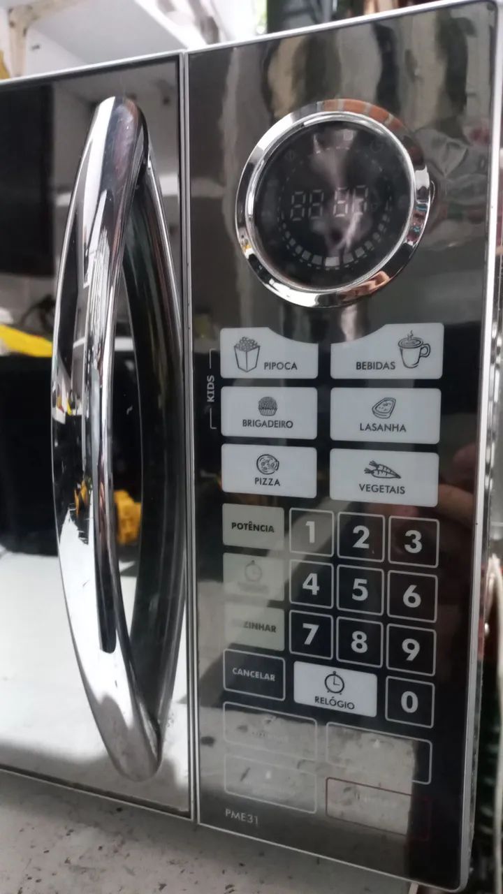 FUNCIONANDO PERFEITAMENTE, MICRO ONDAS ESPELHADO - Foto 2