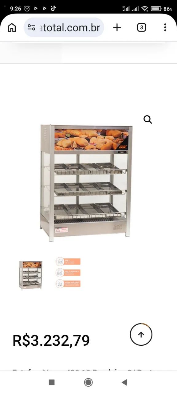 Estufa para salgados - Foto 2