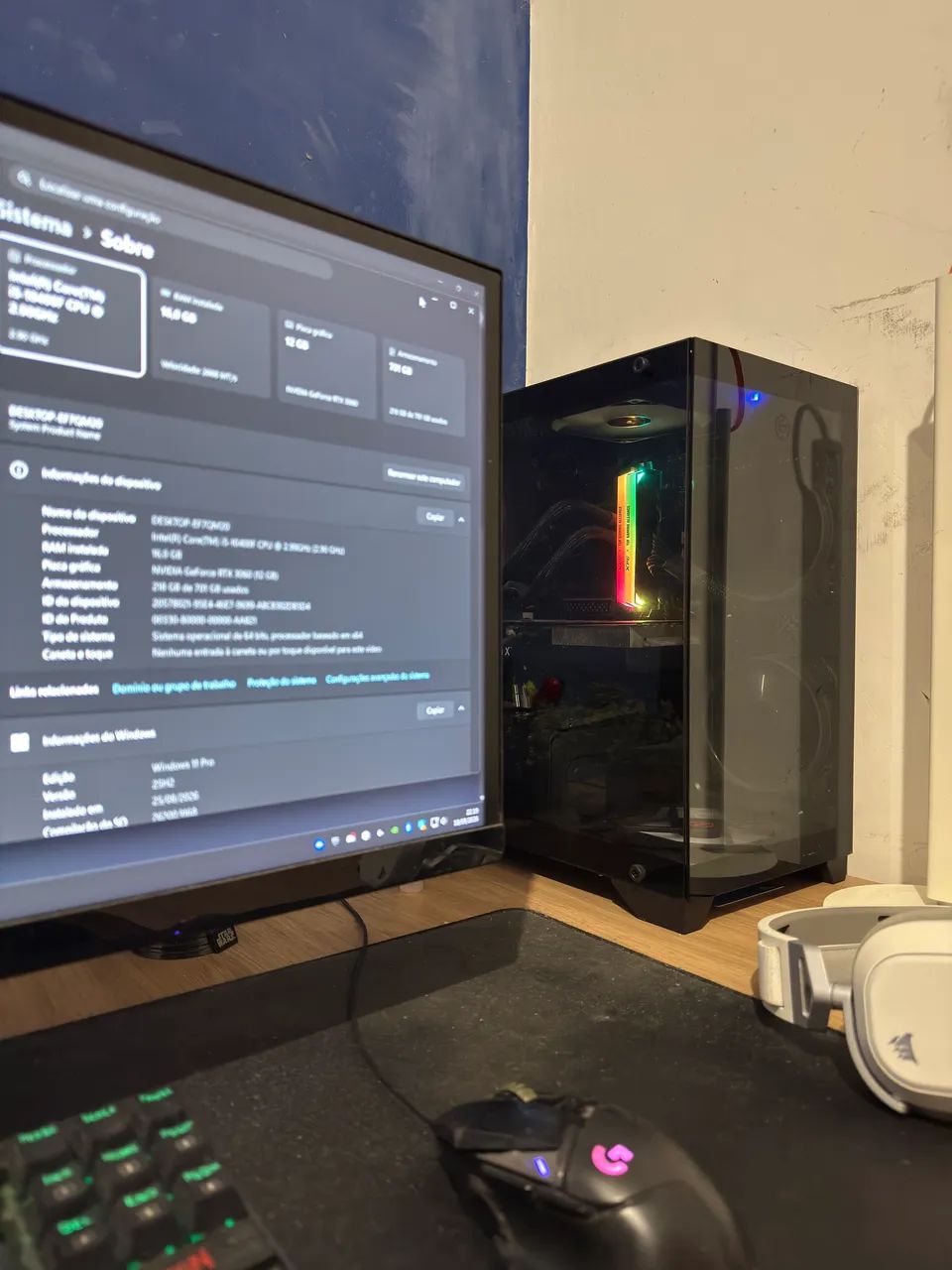 PC Gamer COMPLETO - RTX 3060