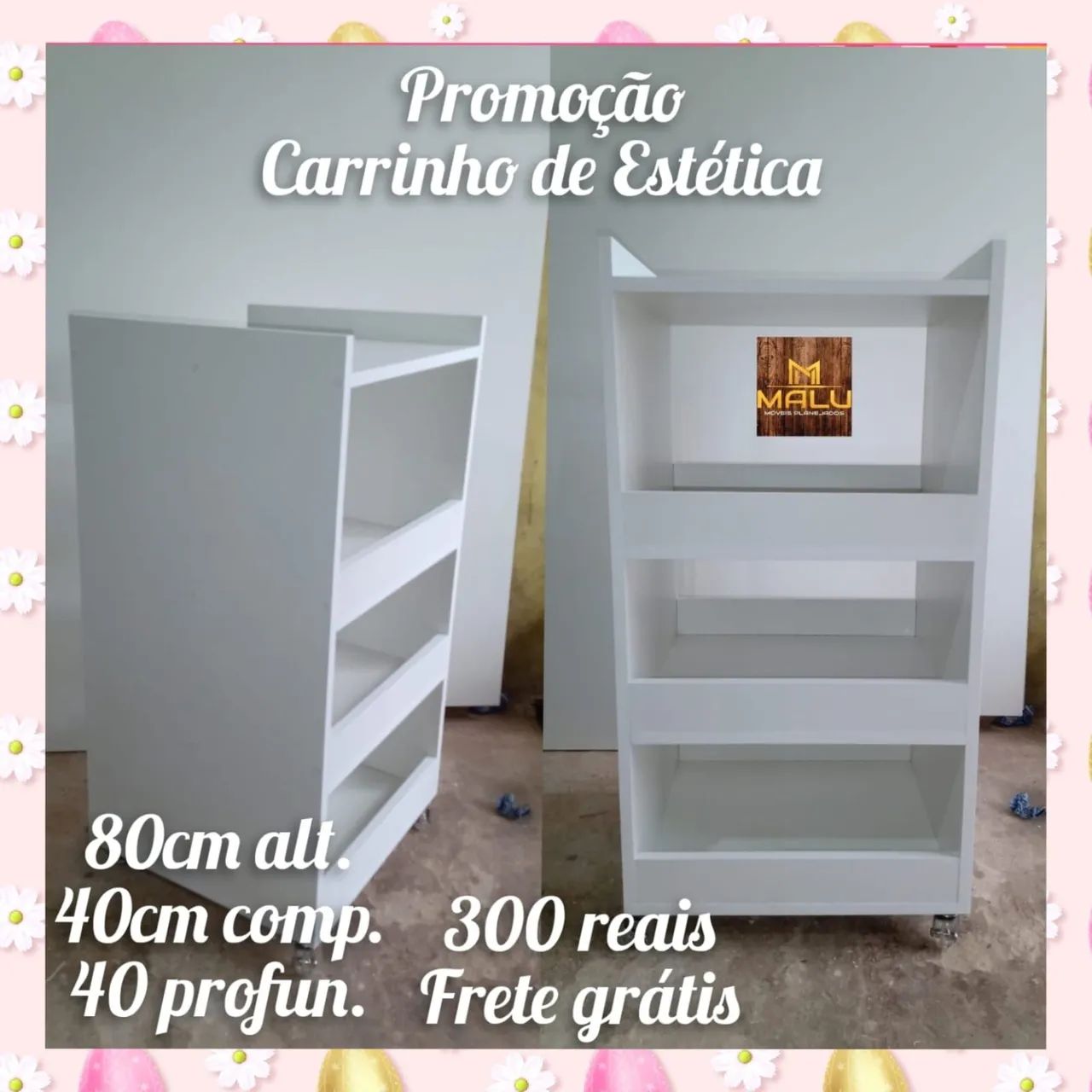 Carrinho de estética 