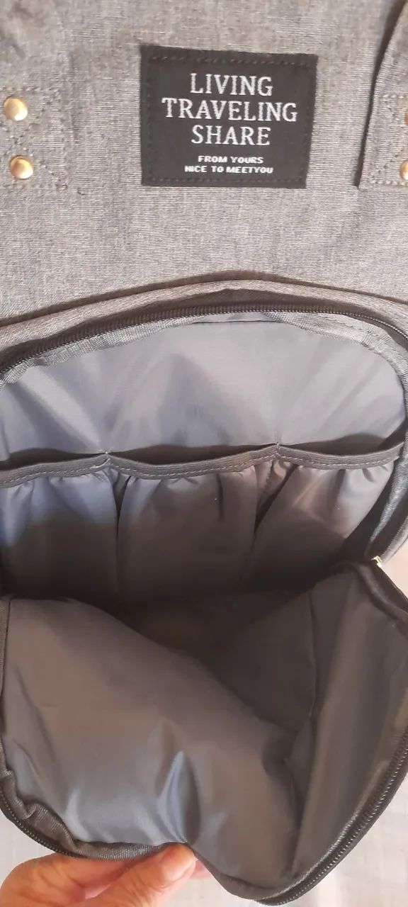Bolsa maternidade bebê com trocador nova - Foto 2