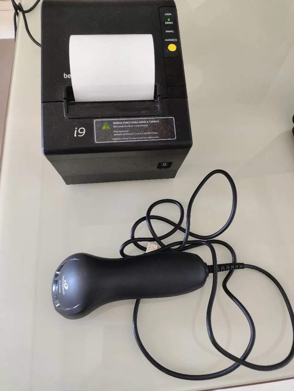 Impressora de nota Elgin I9 PDV com leitor de código de barras - Foto 3