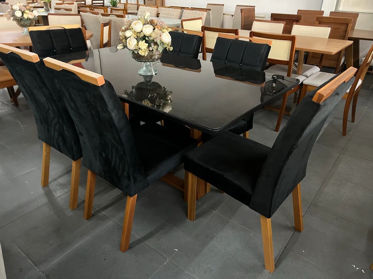 Mesa completa de madeira a pronta entrega  - Foto 3
