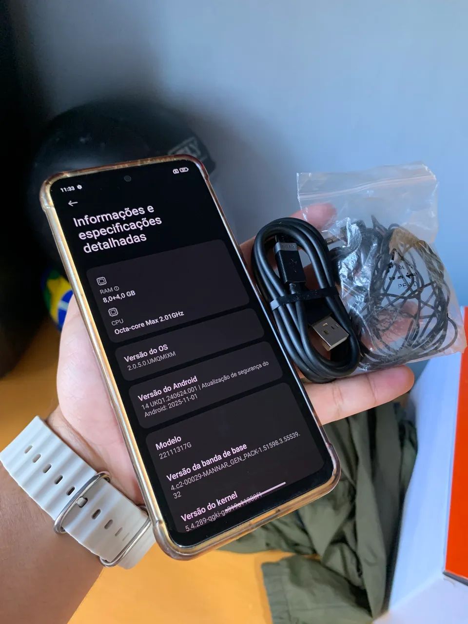 Redmi Note 12 5G Black 256/8RAM - Foto 3