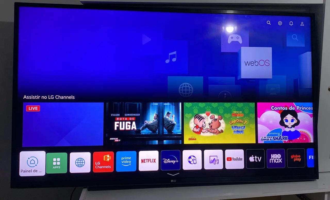 Linda tv Smart 4k 55 polegadas LG webos - Foto 5