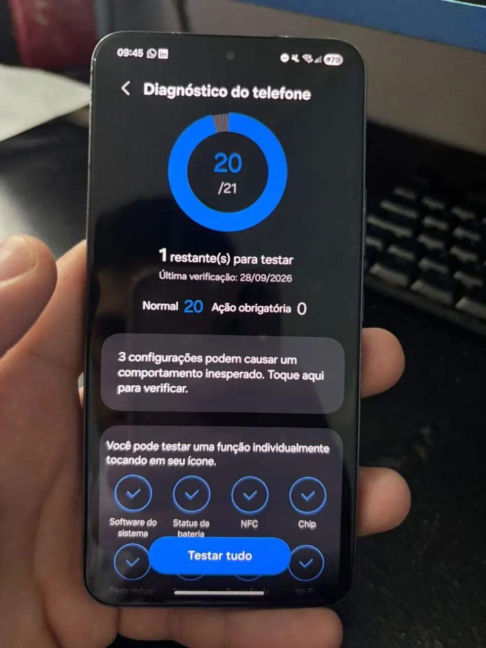 Samsung Galaxy S22 - 128GB - Preto - Foto 5