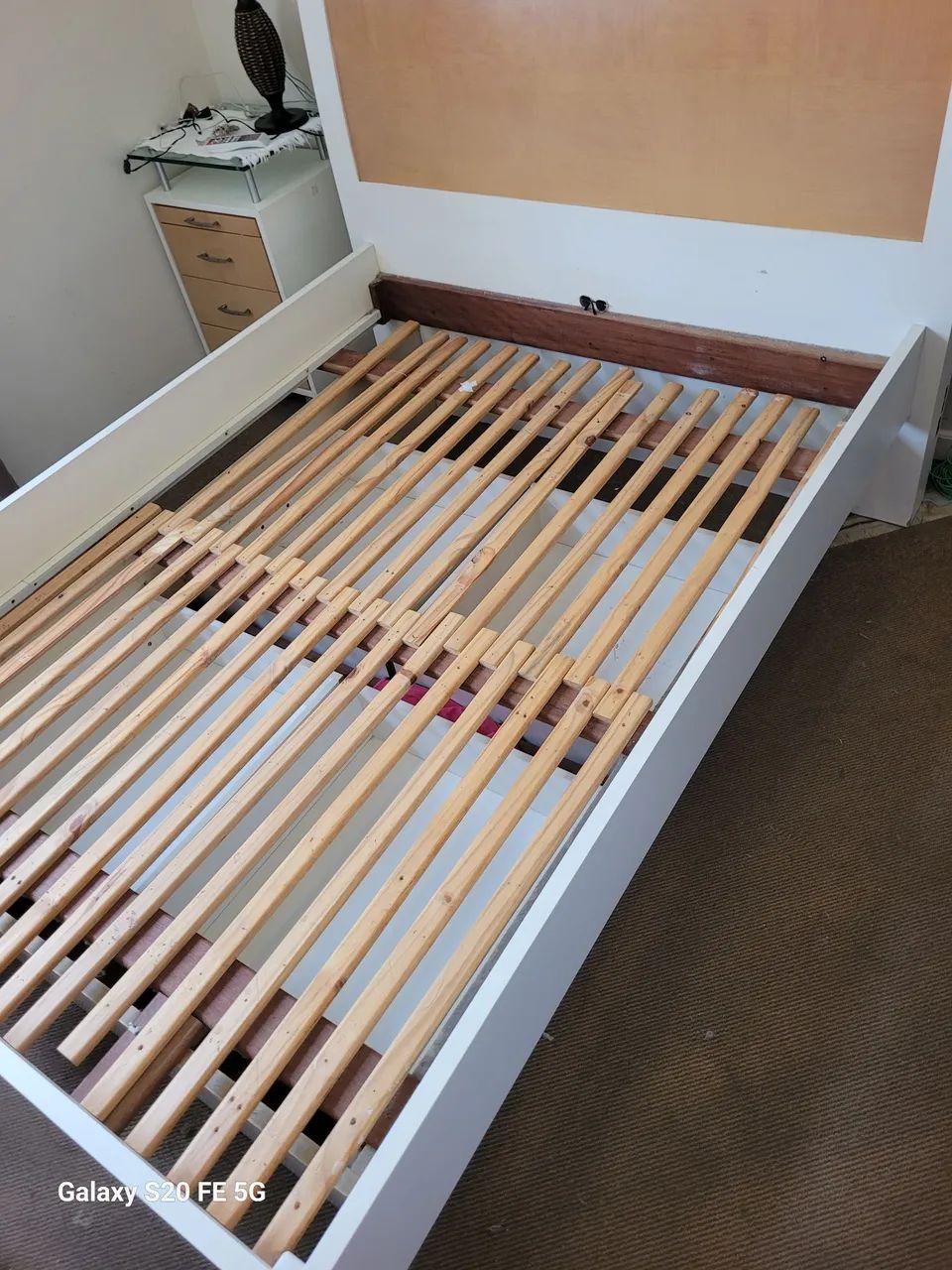 Cama de madeira 4 gavetas com colchão cabeceira - Foto 2