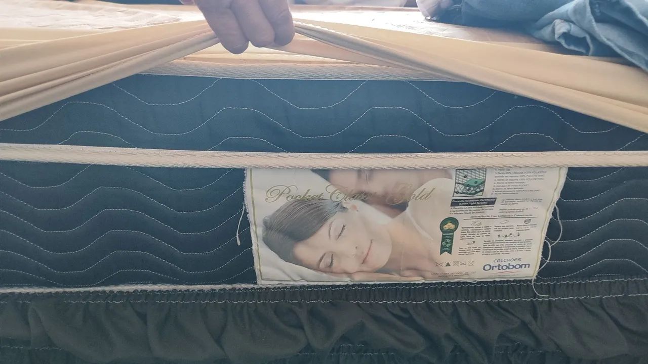 Cama Queen com colchão (TROCA) - Foto 4