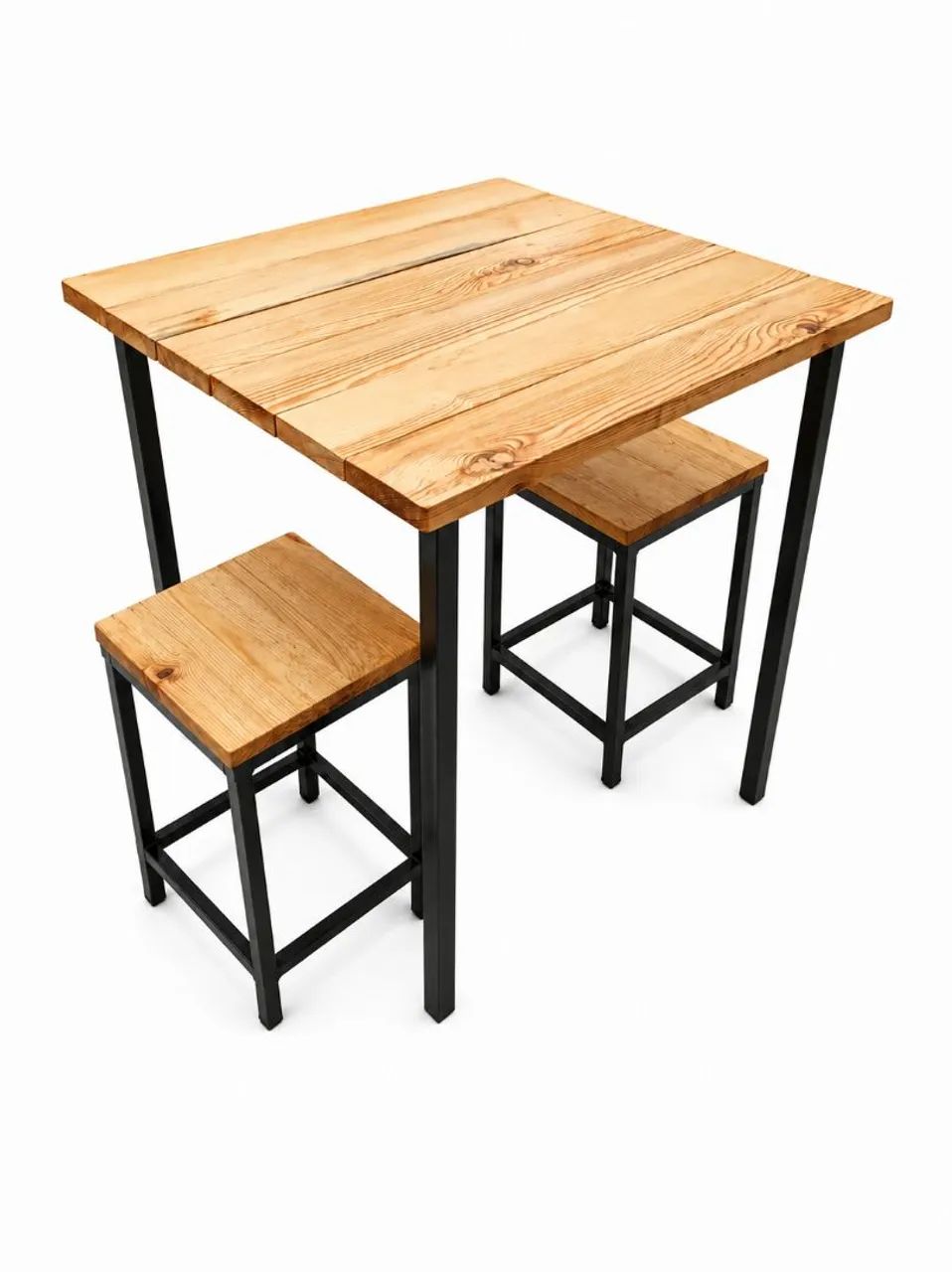 Conjunto industrial mesa com bancos  - Foto 2