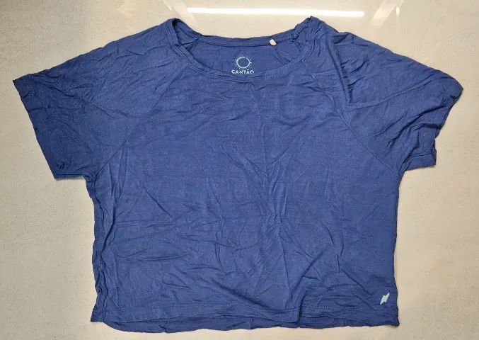 Blusa azul Cantão
