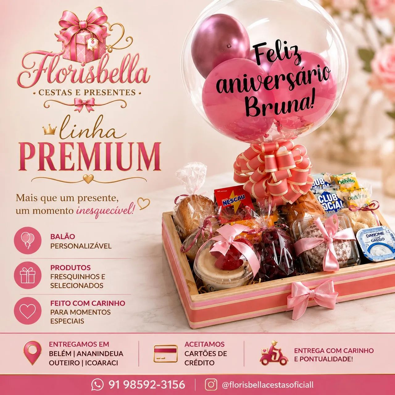 Cestas de café da manhã e presentes - Foto 2