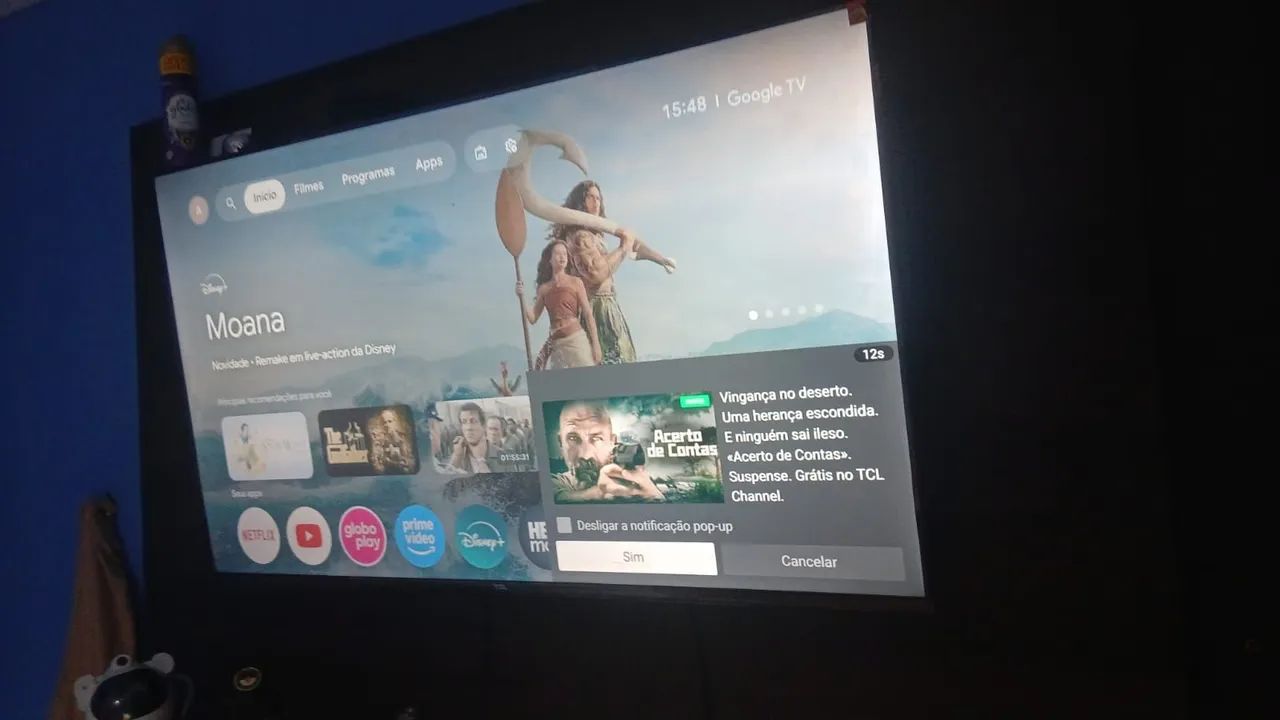 Vendo essa TV smart Android  55 polegadas  - Foto 2