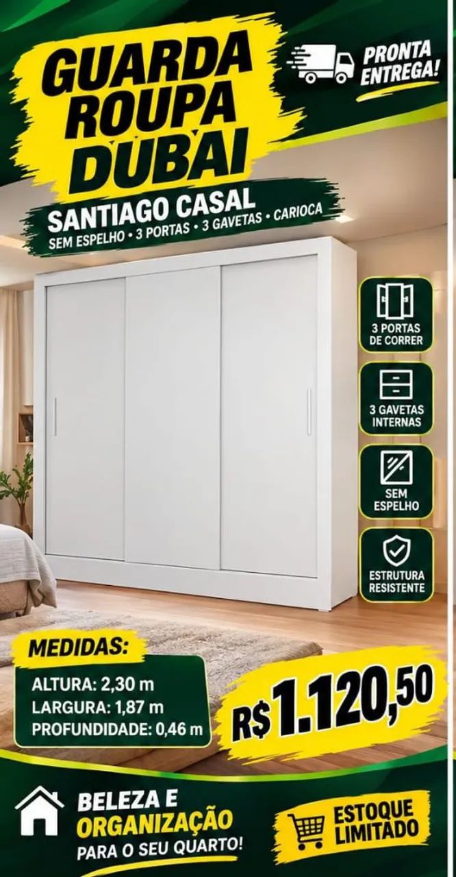 Guarda Roupa Dubai