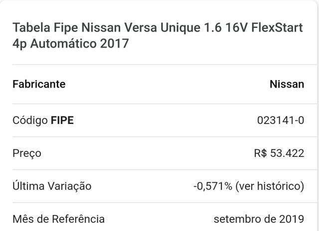 Nissan Versa unique 2017 - Foto 7