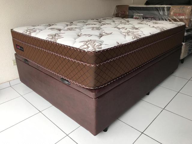Cama Box Baú Casal + Colchão Palemax Molas Ensacadas - Pronta Entrega! - Foto 4
