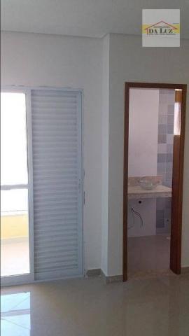 Apartamento com 3 dormitórios à venda, 90 m² por r$ 420.000 - parque das nações - santo an - Foto 15