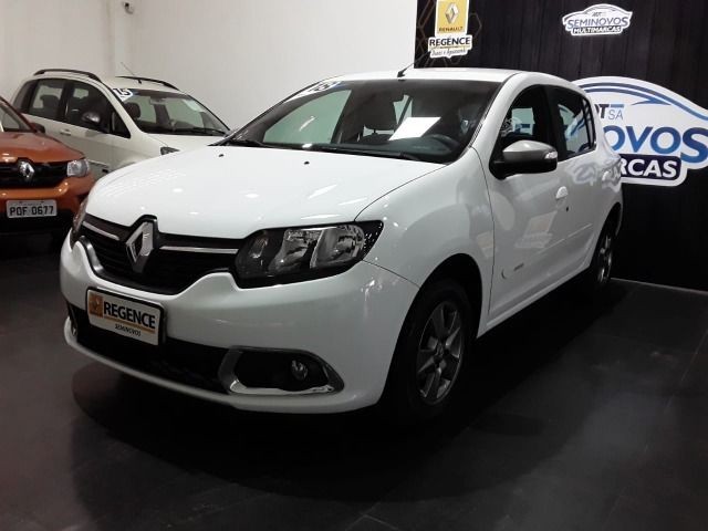 Renault Sandero 1.0 Vibe, 2017/2018, Completo, Branco, 48.000km